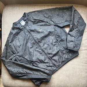 Black Adidas Windbreaker Cropped Running Cycling S